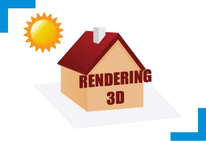 Rendering 3D abitazioni e spazi commerciali